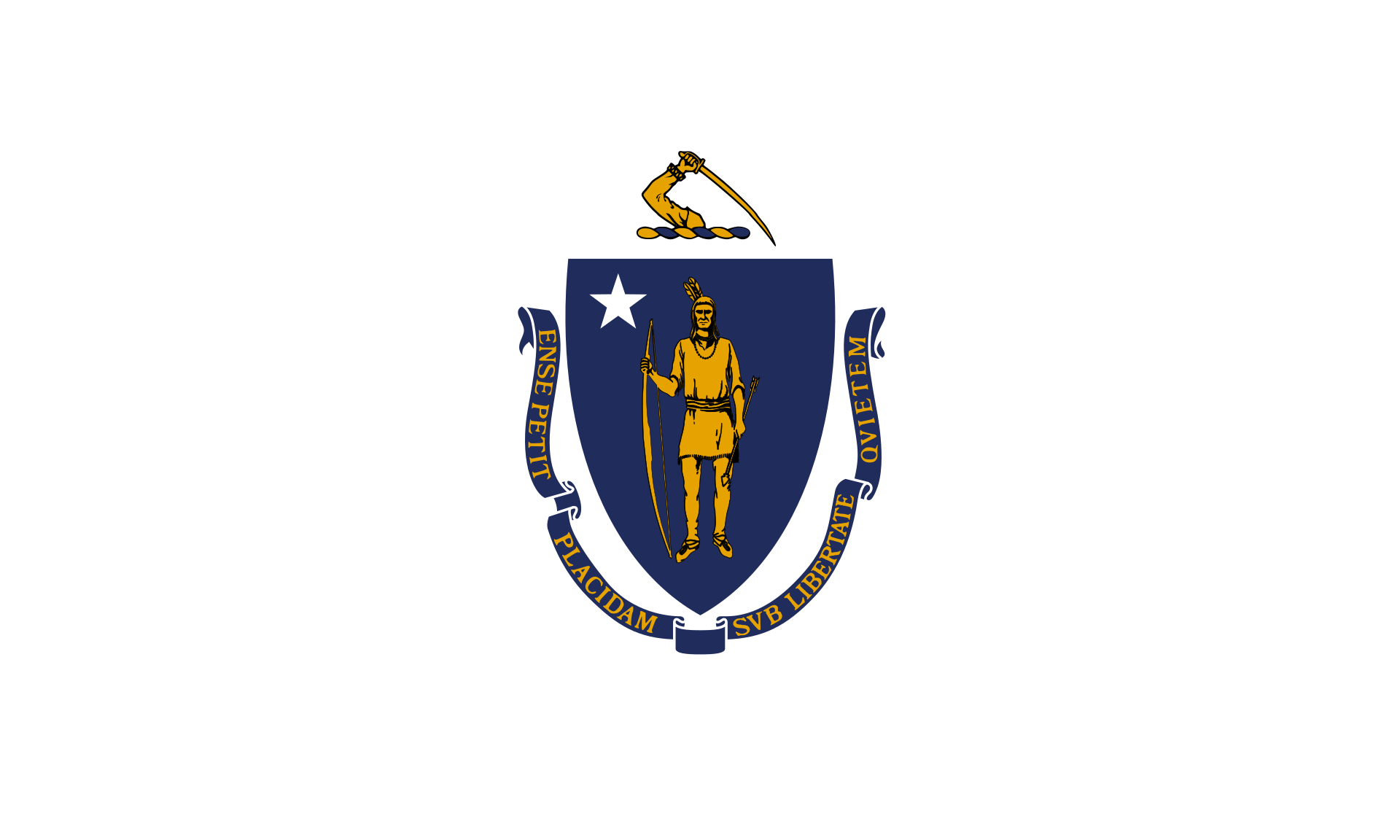 Massachusetts State Flag